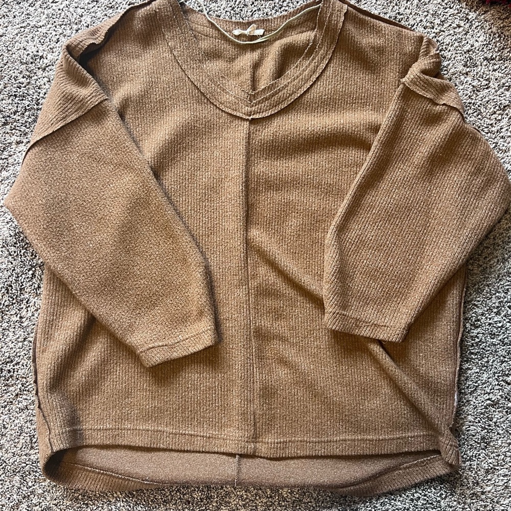 Tan sweater